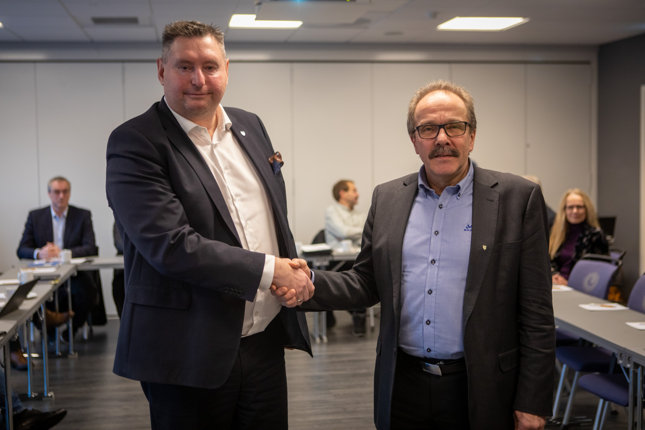 Leder og nestleder Hålogalandsrådet ser frem til å ta fatt på arbeidet.